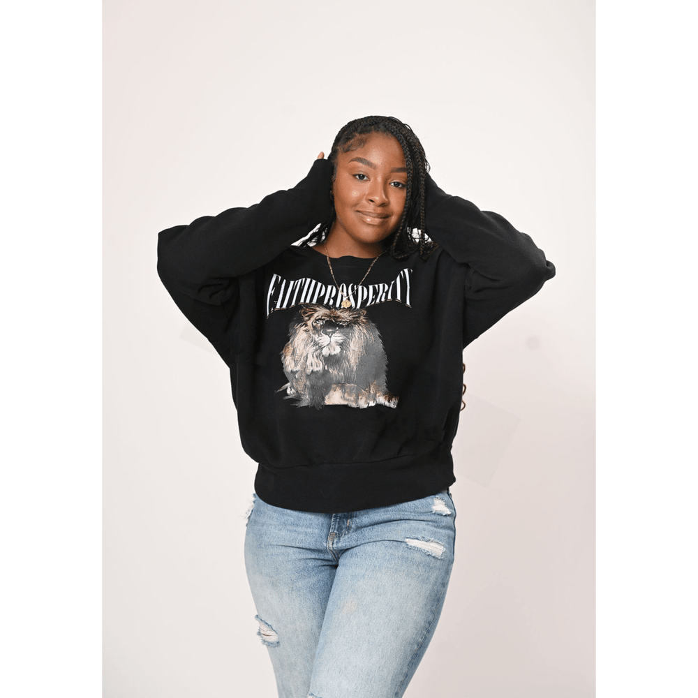 FAITHPROSPERITY CREW NECK SWEATER