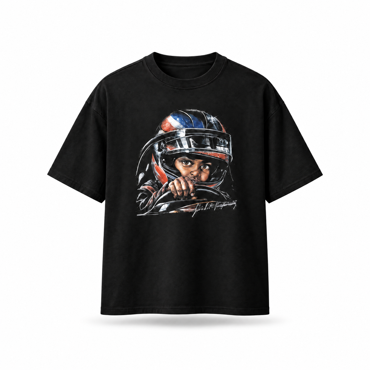 Racing Towards Faith Graphic T-Shirt